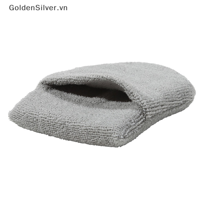 Mút Đánh Bóng Xe Hơi Bằng Microfiber Mềm Màu Vàng Kim