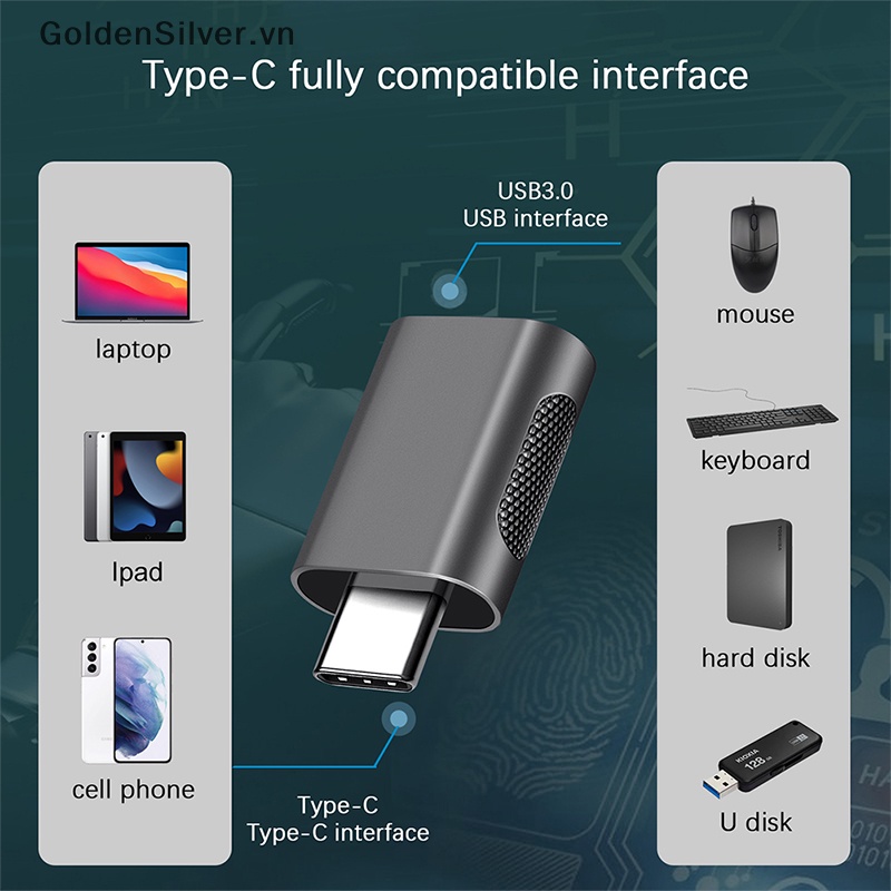 Đầu Chuyển Đổi Type-C Sang USB3.1 USB2.0 Sang USB-C Chuyên Dụng Cho Điện Thoại