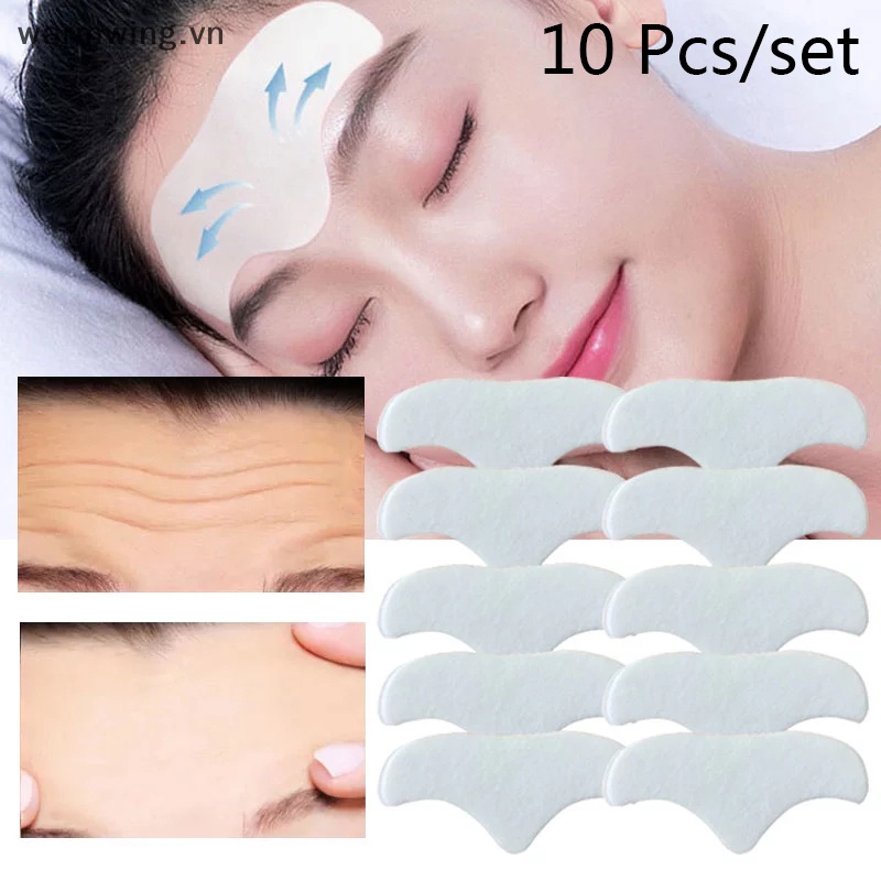 Set 10 Miếng Dán Trán Dưỡng Ẩm Chống Lão Hóa Có Thể Tái Sử Dụng