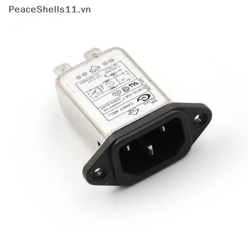1 Bộ Lọc Giảm Tiếng Ồn EMI RFI AC 250V 10A CW1D-10A-T 0 0 0 0 0 .