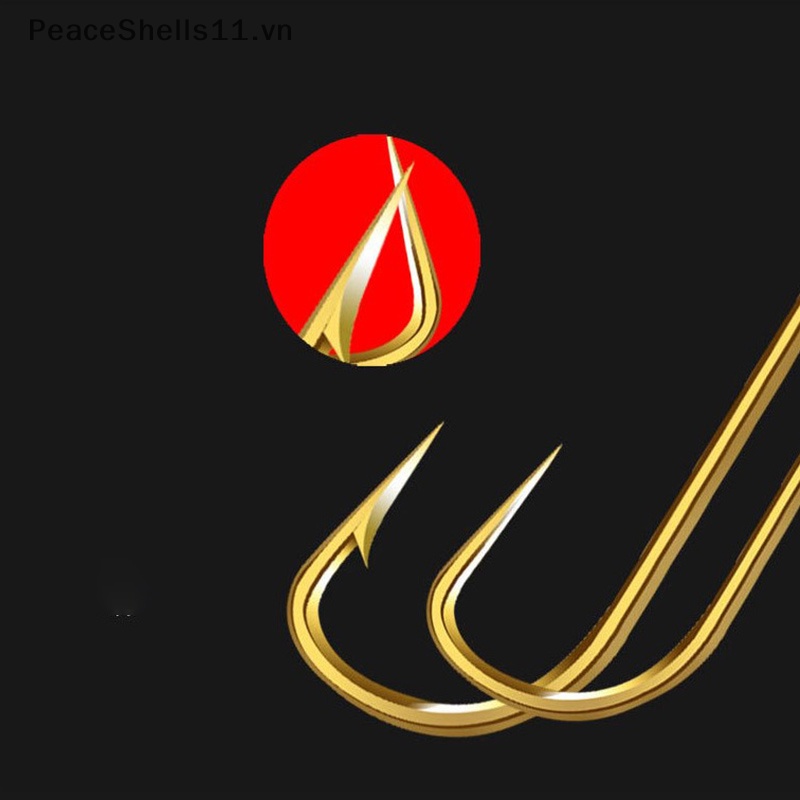 Set 50 Lưỡi Câu Cá Bằng Thép Carbon Cao Cấp