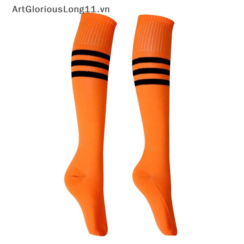 Vớ Dài Đến Đầu Gối Vải Cotton Chất Lượng Cao Dành Cho Người Lớn Tập Thể Thao Bóng Chày Bóng Đá Chạy Bộ