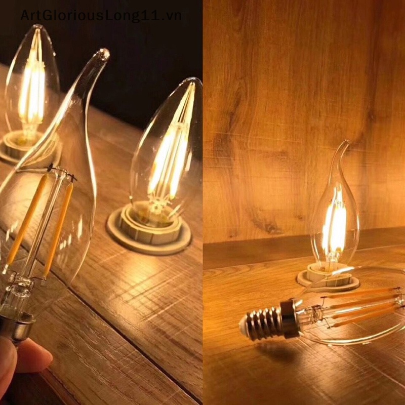Bóng Đèn Dây Tóc Edison E14 4W AC180-240V Phong Cách Retro