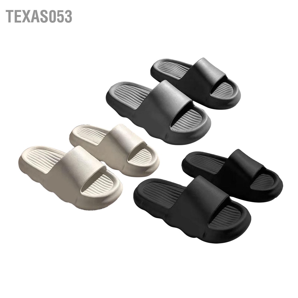 Texas053 Dép đi trong nhà nam khô nhanh Siêu mềm chống trượt Bouncy Shower Slide Sandal cho
