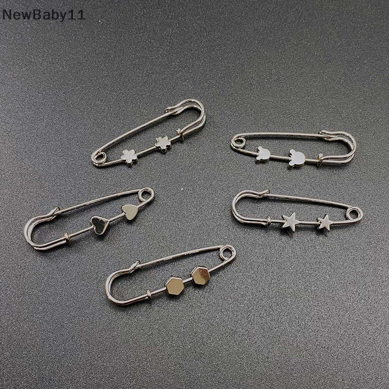 Ghim Cài Áo Hình Lục Giác Bằng Hợp Kim Màu Vàng Kim Phong Cách Vintage Chống Ánh Sáng