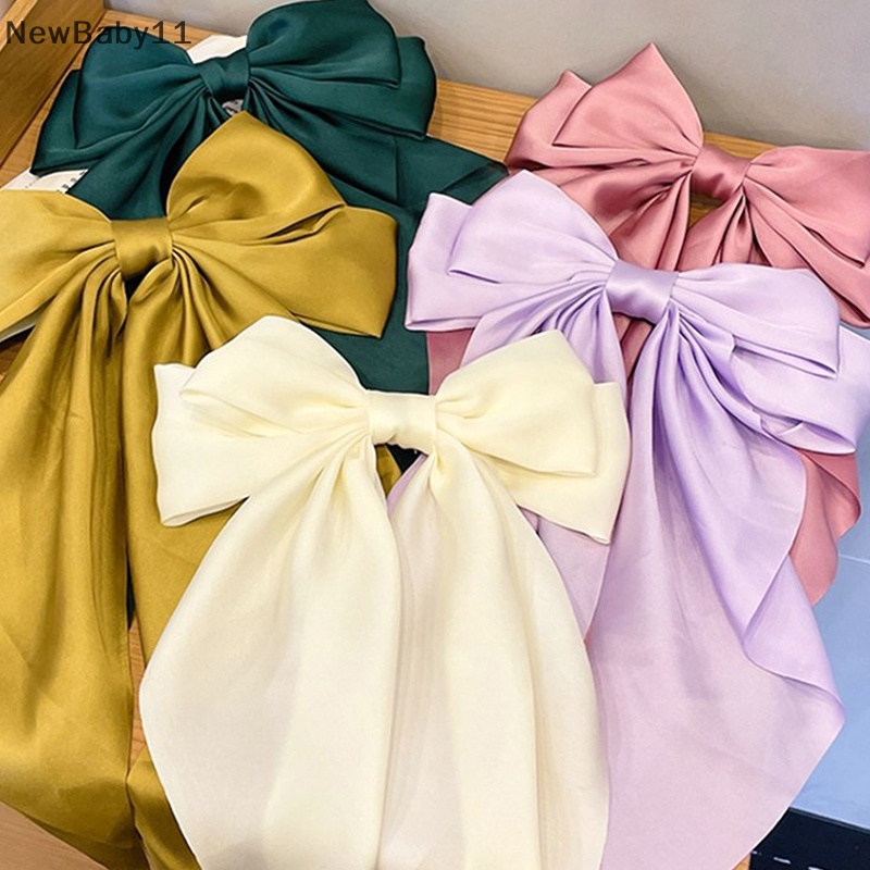 Kẹp Tóc Nơ Lớn Thời Trang Hàn Quốc Cho Nữ