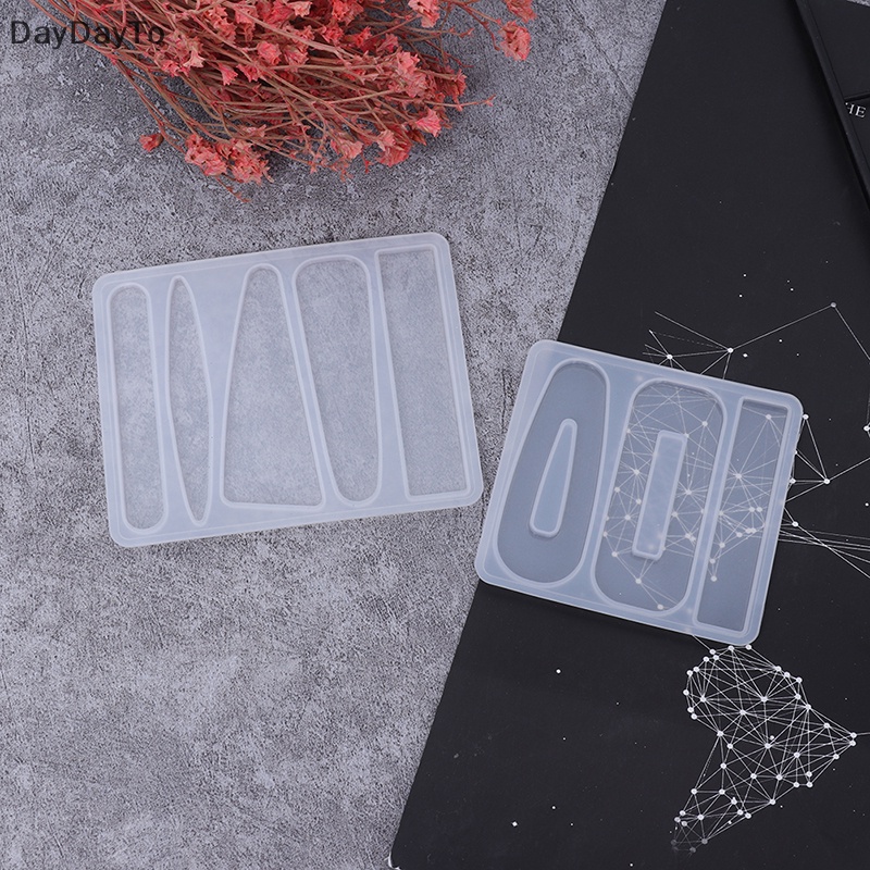 1 Khuôn Silicone Làm Kẹp Tóc Bằng Resin UV DIY Dành Cho Nữ
