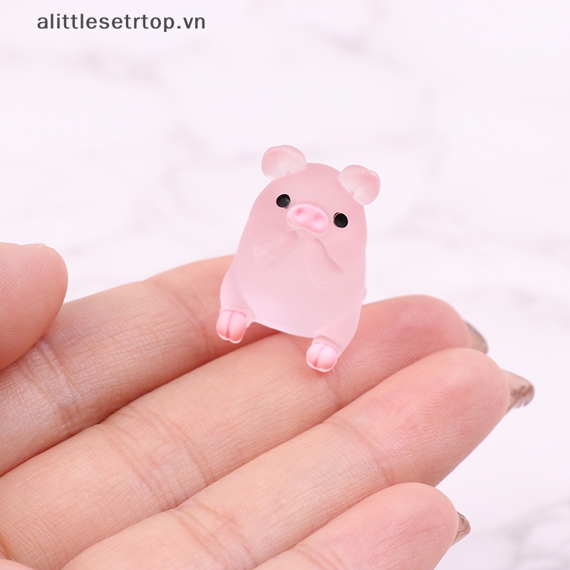 Alittlesetrtop 5/10 cái quả bóng lợn phát sáng dễ thương mochi fun joke gift anti-stress toys diy decor.