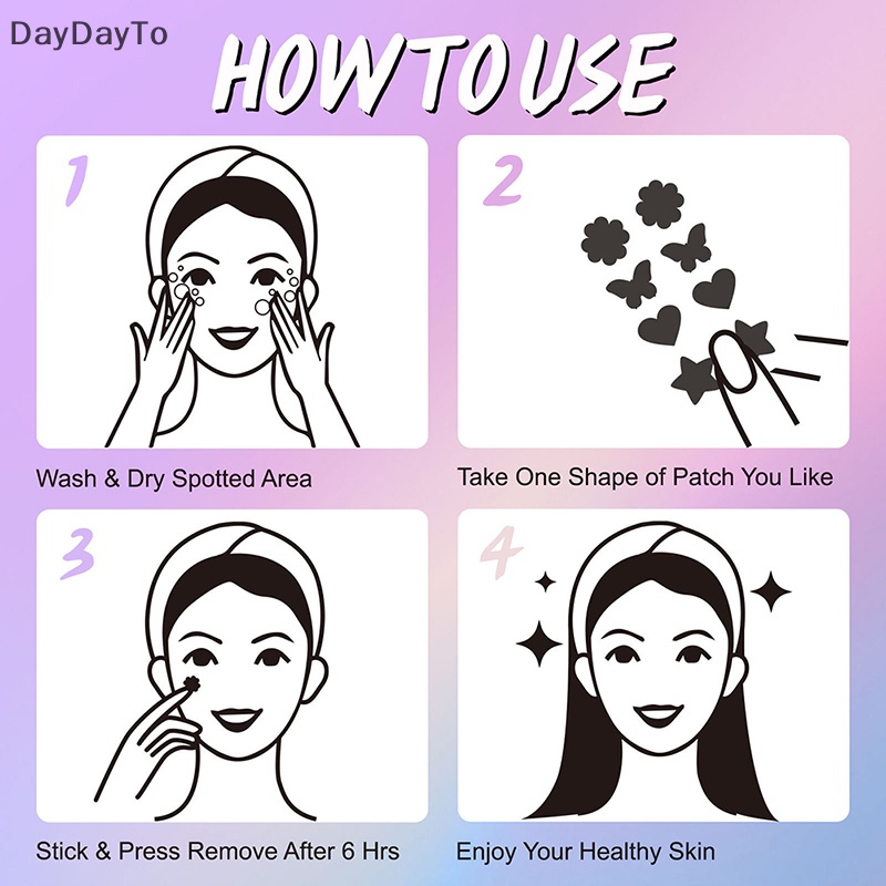 Set 84 Miếng Dán Mụn Daydoyto Vô Hình Tiện Dụng