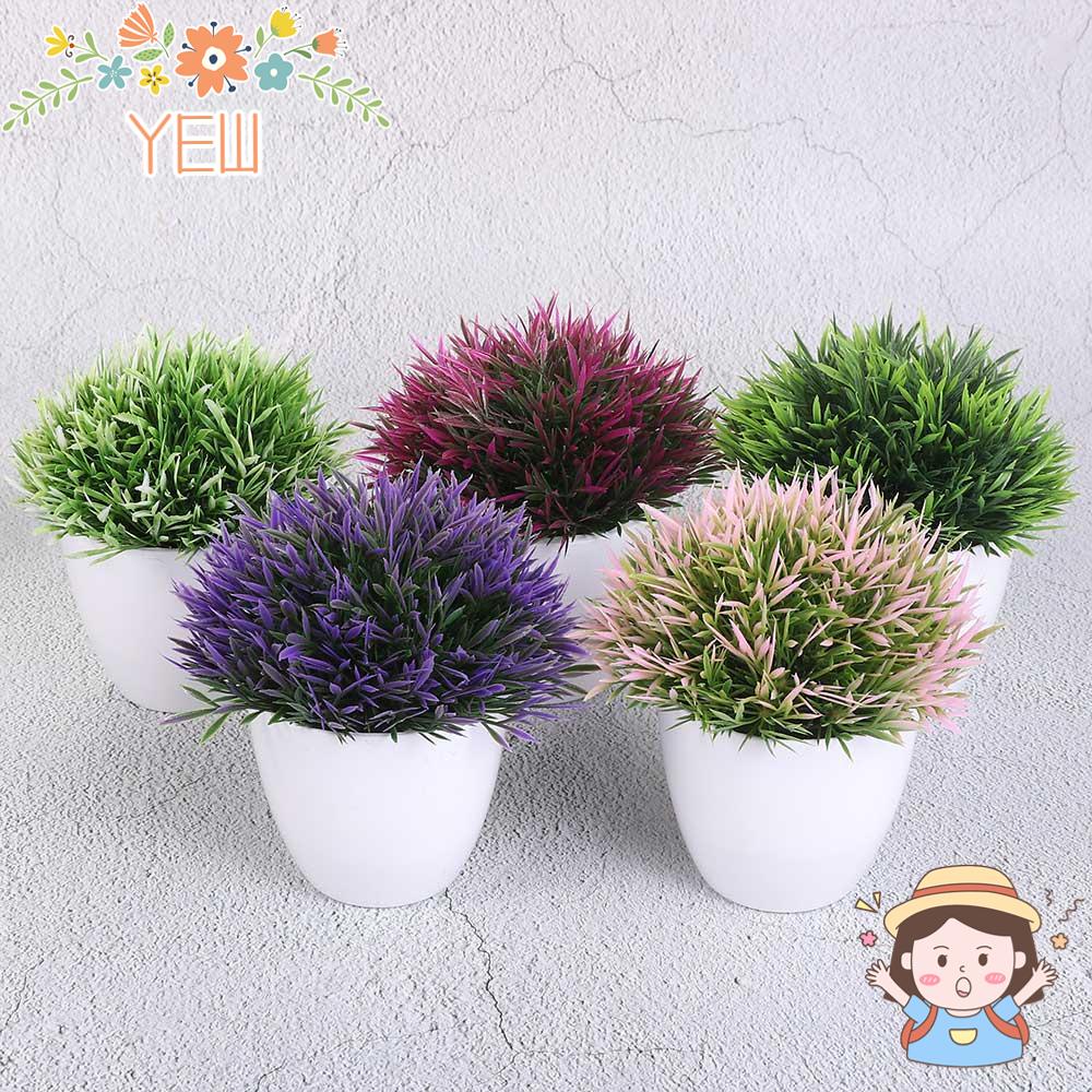YEW Cây Nhỏ Giả Trang Trí Phòng Ăn / Tiệc Cưới / Sân Vườn