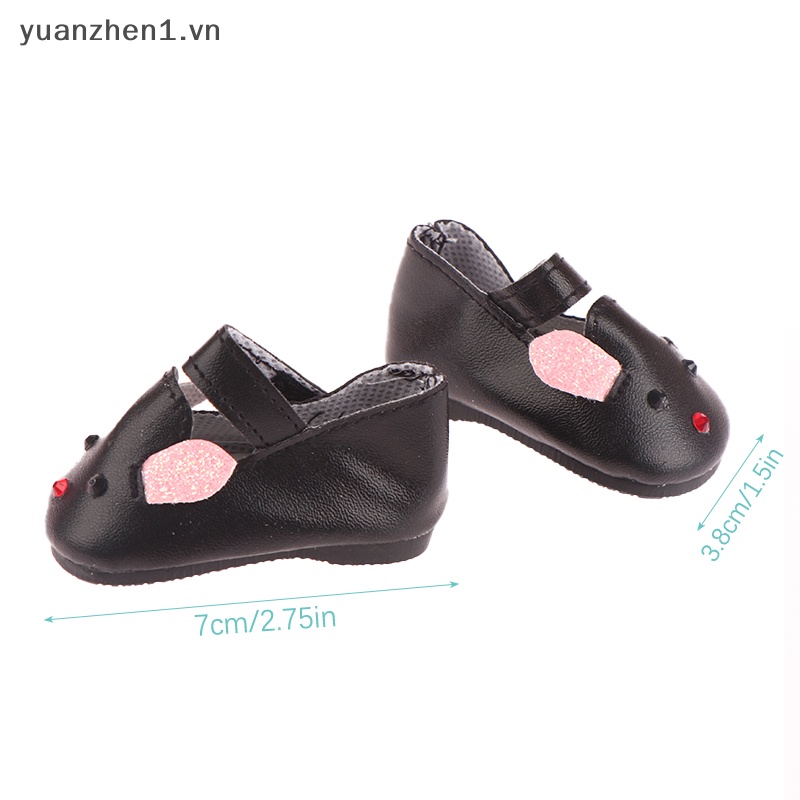 1 Đôi Giày Đế Bằng 18inch Xinh Xắn Cho Búp Bê