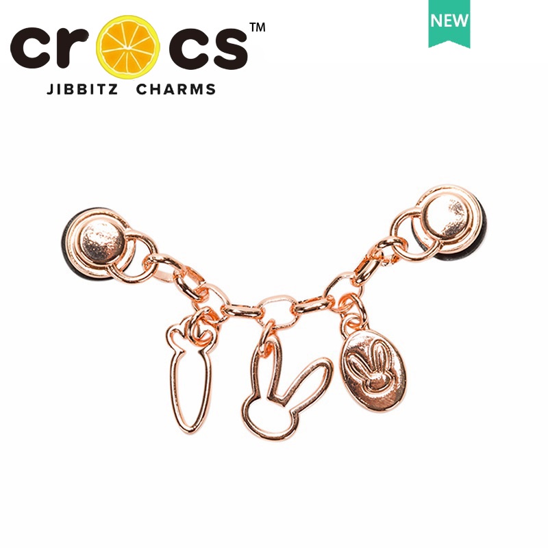 Khóa Dây Xích Kim Loại Trang Trí Giày crocs
