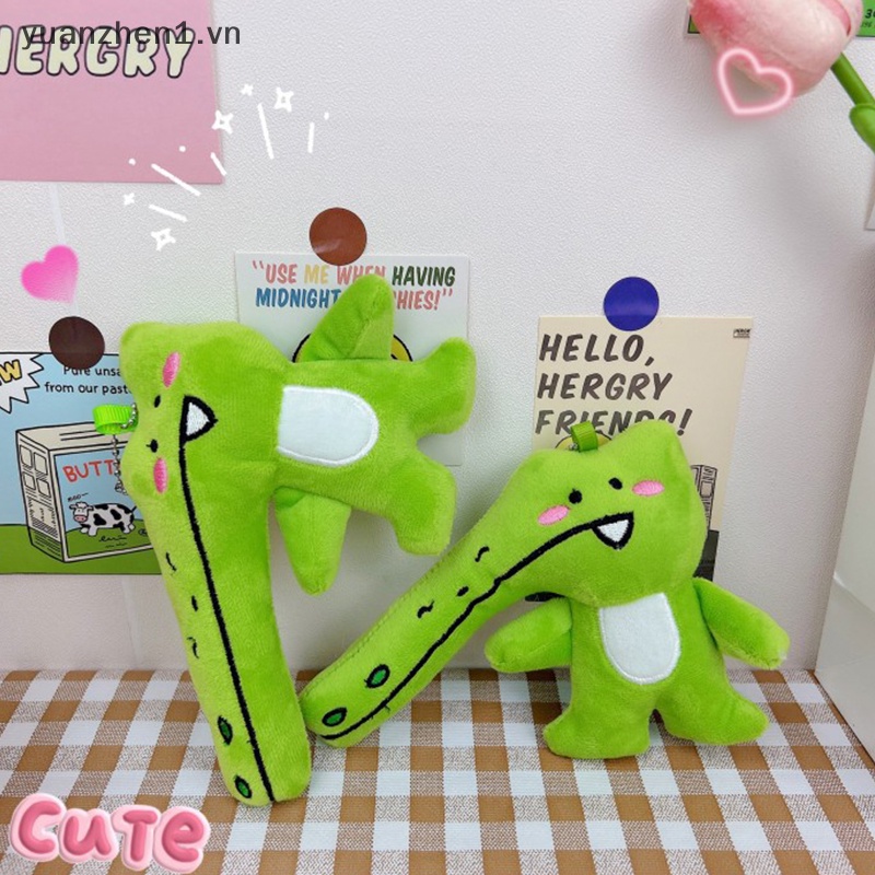 Móc Khóa Hình Cá Sấu Nhồi Bông Dễ Thương Dùng Trang Trí Ba Lô