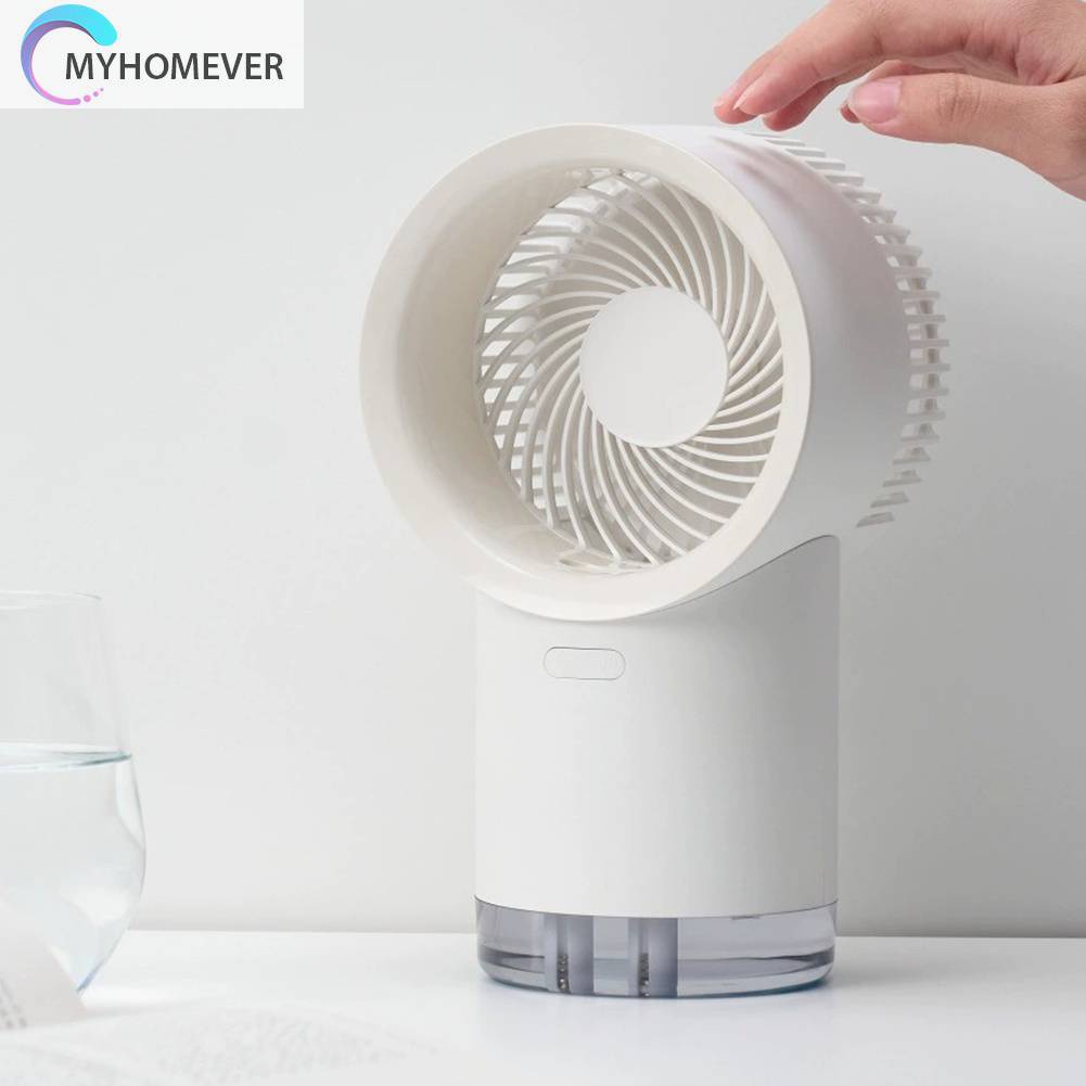 Quạt Phun Sương Cầm Tay Có Đèn Ban Đêm Cho Nhà / Văn Phòng / Cắm Trại