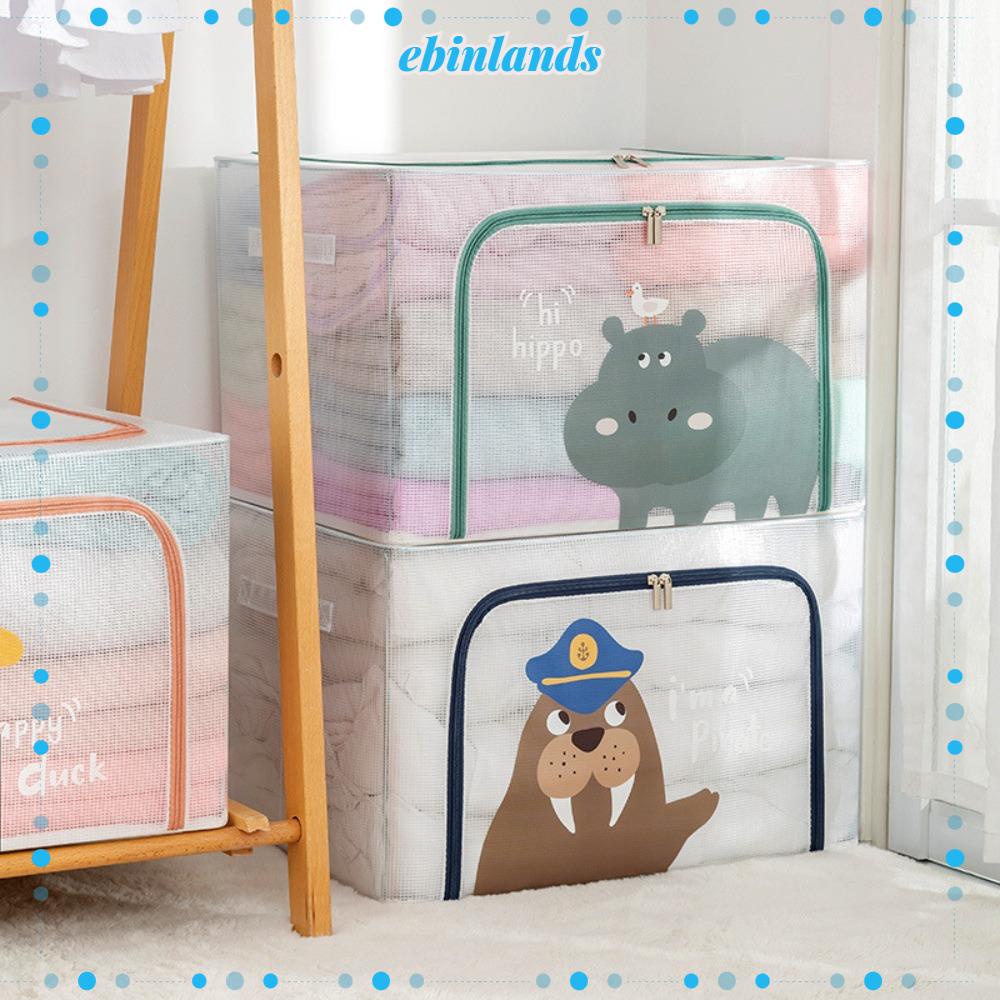 EBINLANDS Hộp Đựng Chăn Mền Bằng Vải Phân Loại Tiện Dụng