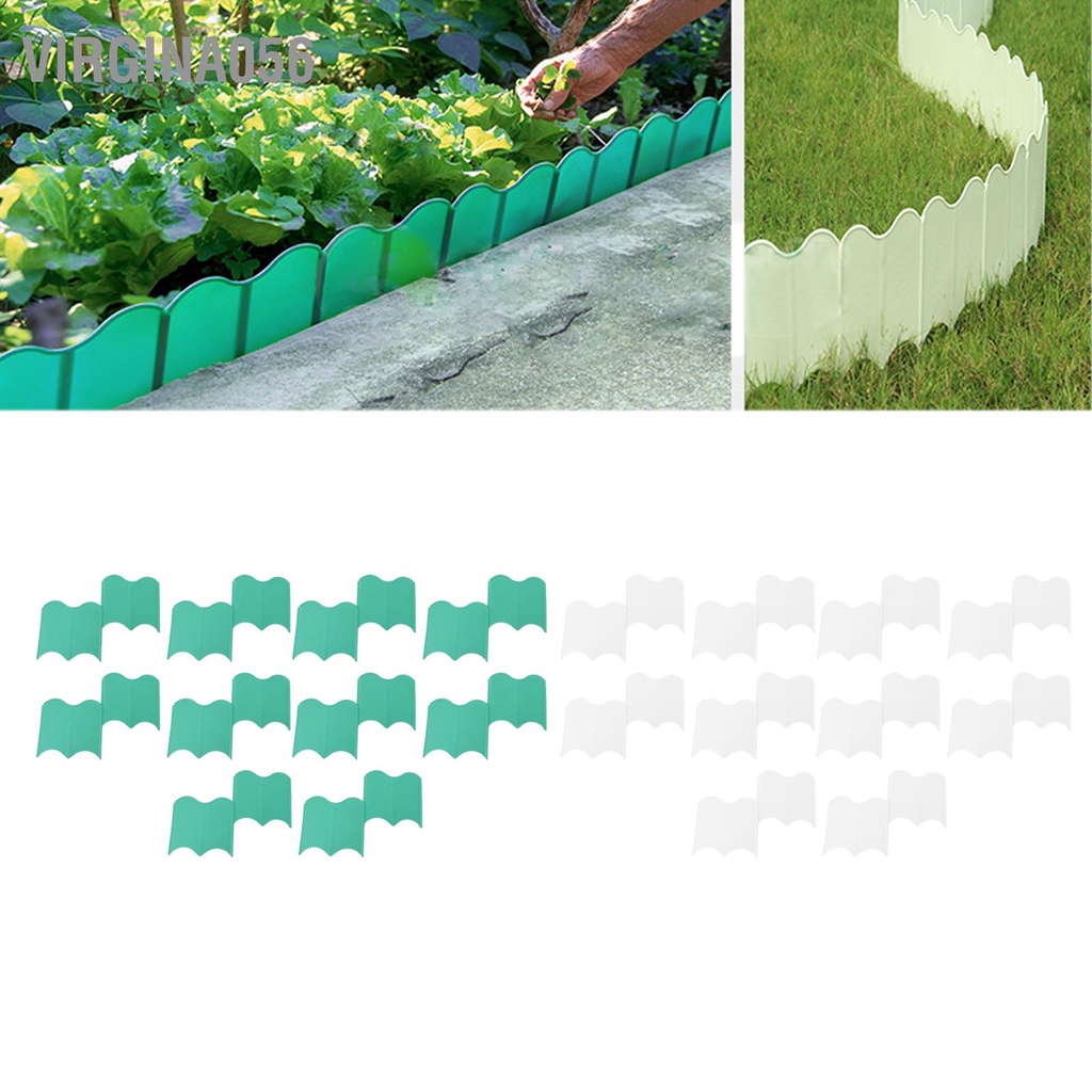 Virgina056 20 Chiếc Lồng Vào Nhau Cảnh Quan Viền Bộ Chống Chịu Thời Tiết Phong Sân Vườn Biên Giới Búa Trong Bãi Cỏ Edge