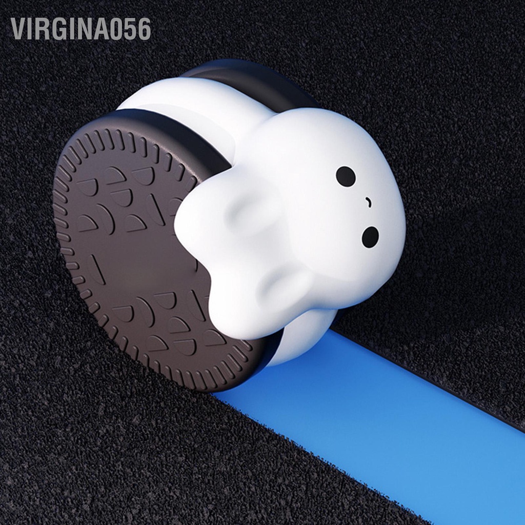 Virgina056 Phim hoạt hình Đèn ngủ có thể sạc lại 3 Gear Lovely Silicone Pat Môi trường xung quanh