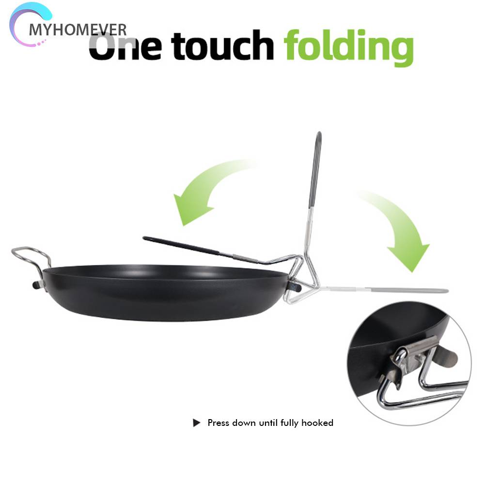 Chảo Chiên Chống Dính Có Tay Cầm Có Thể Gấp Gọn Tiện Lợi