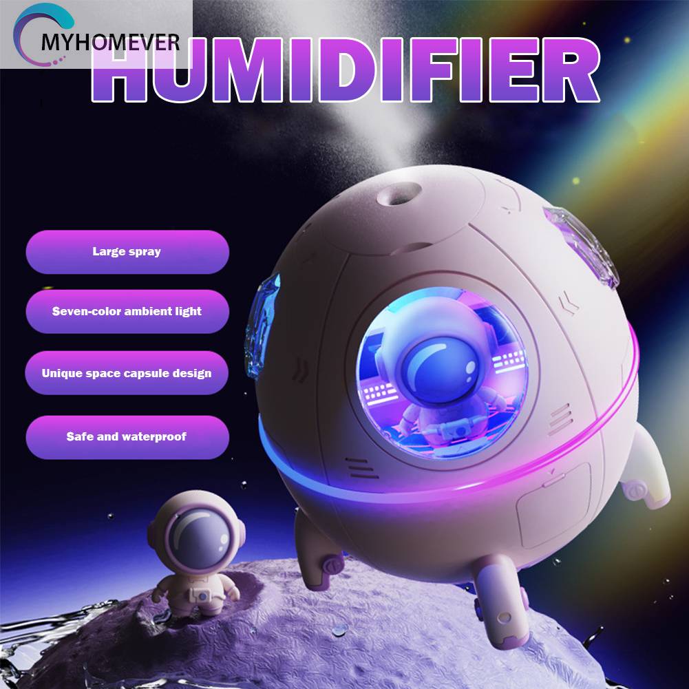 Máy Phun Sương Tạo Độ Ẩm Không Khí Có Đèn Nhiều Màu Trang Trí Không Khí