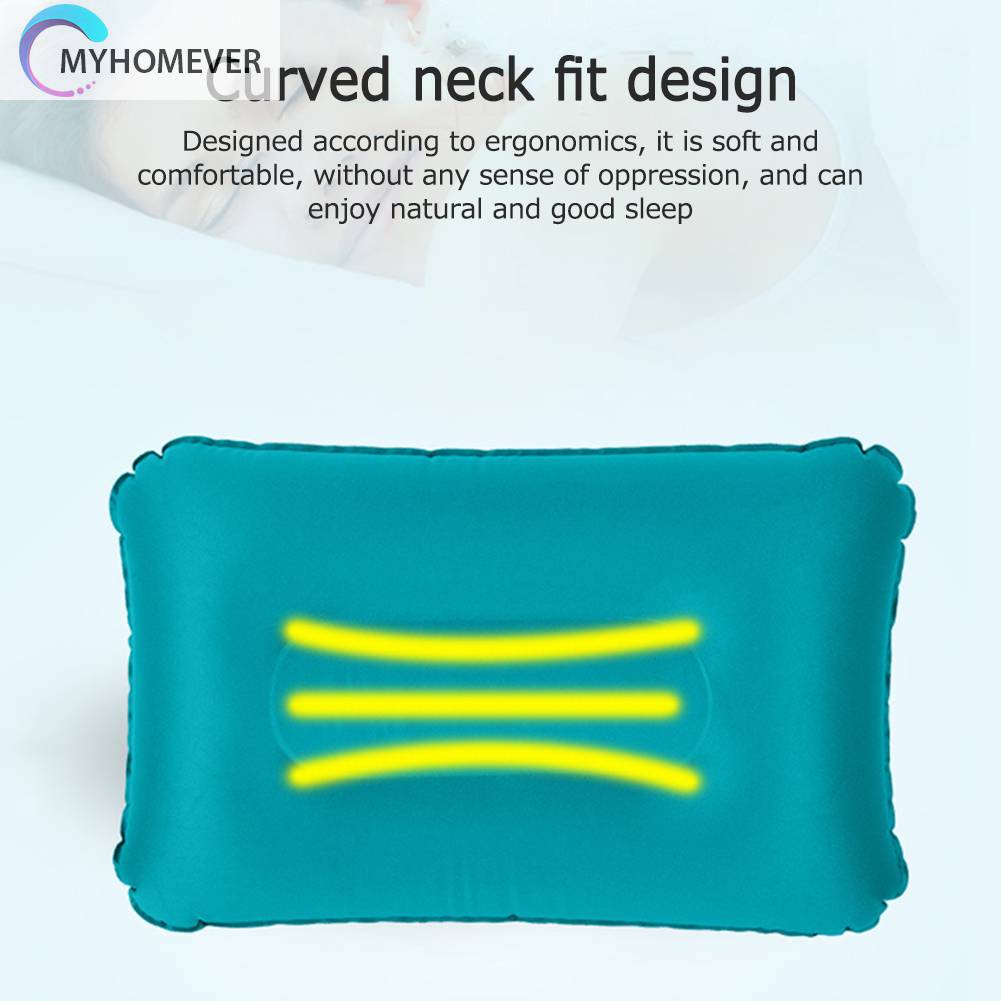 Gối Hơi Du Lịch Bơm Hơi Tiện Lợi