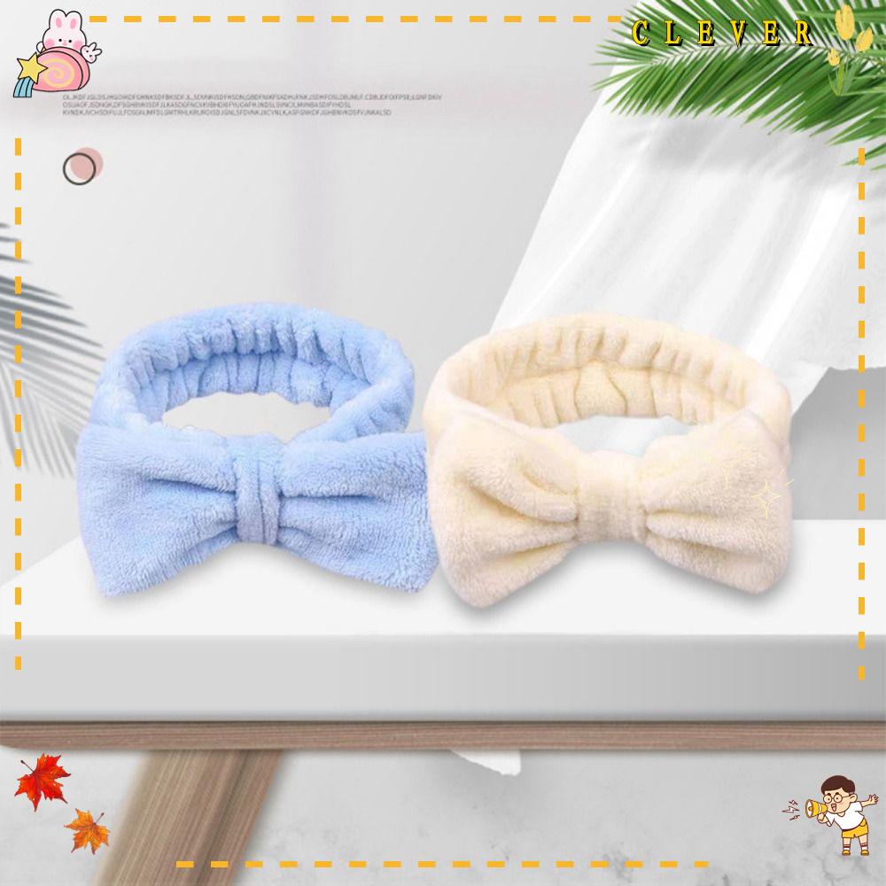 CLEVER Set 2 Băng Đô Turban Mềm Mại Thời Trang Cho Nữ
