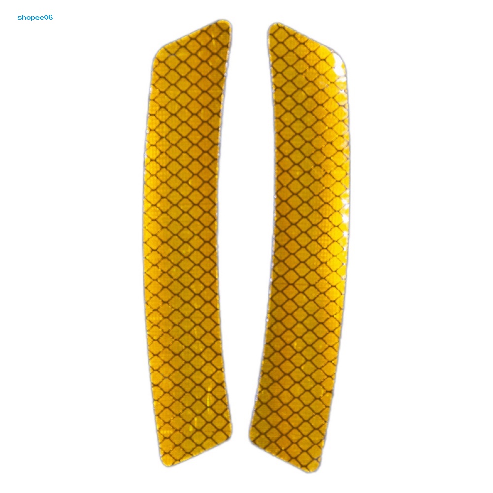 1 Cặp Miếng Dán Phản Quang Cảnh Báo Chống Va Chạm Cho Cửa Xe Hơi