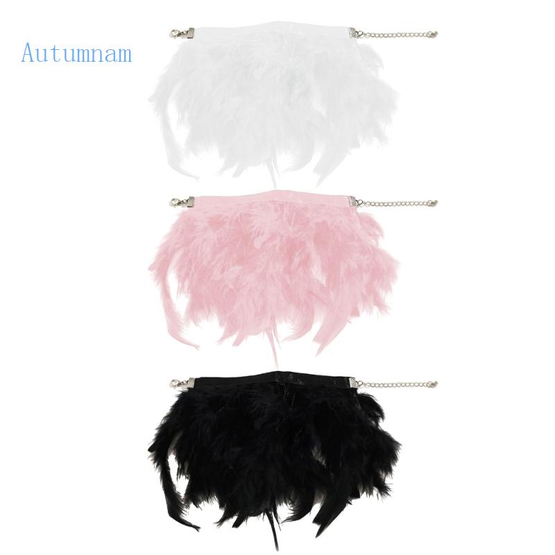 Vòng Đeo Cổ Tay Lông Vũ Dành Cho Nữ