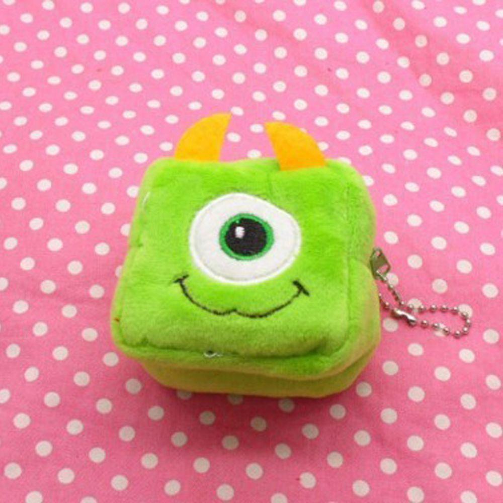 DANES Túi Đựng Tiền Xu Bằng Vải Bông Nhỏ Nhắn In Họa Tiết Hoạt Hình Chú Gà Dễ Thương