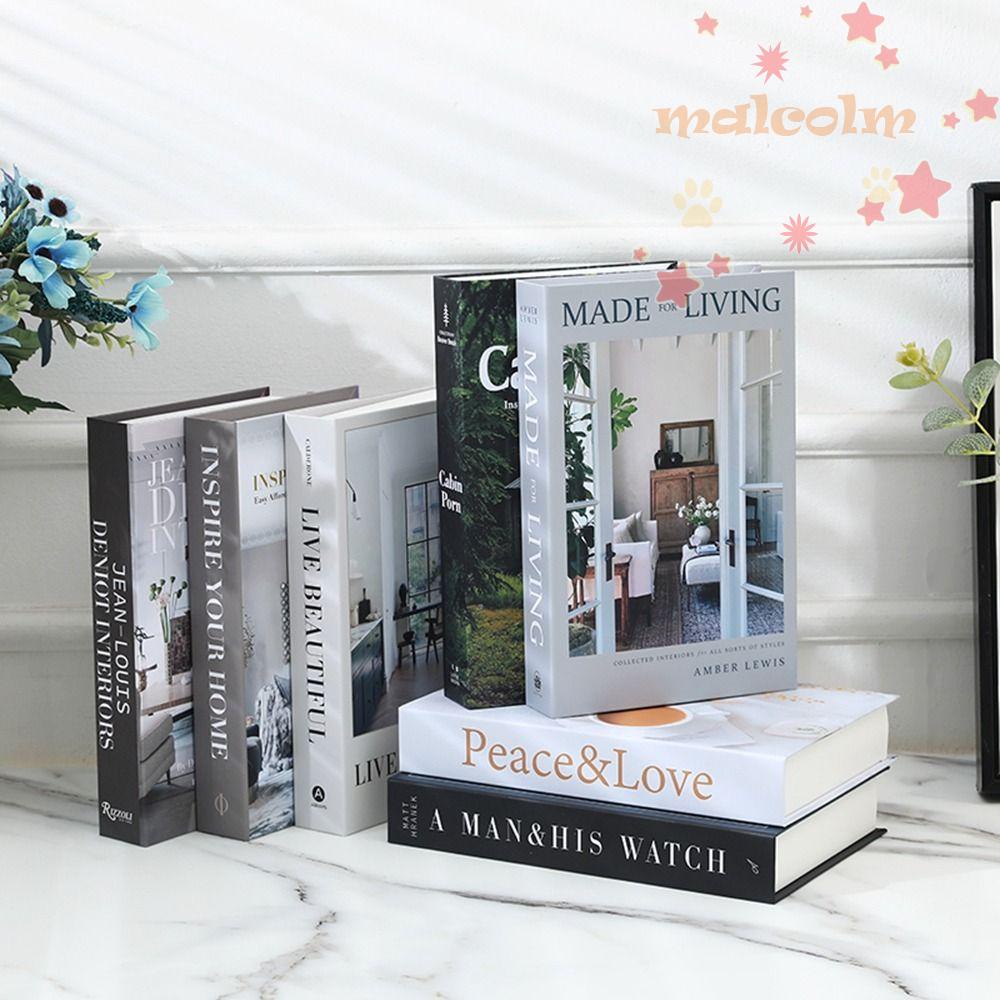 MALCOLM Mô Hình Cuốn Sách Giả Dùng Trang Trí Phòng