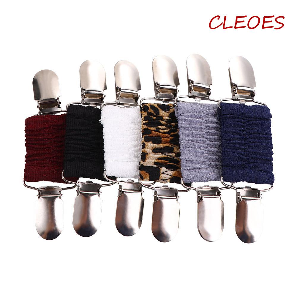 CLEOES Kẹp Cố Định Khăn Choàng Cổ / Áo Sơ Mi Đan Len Ngọt Ngào Cho Bé