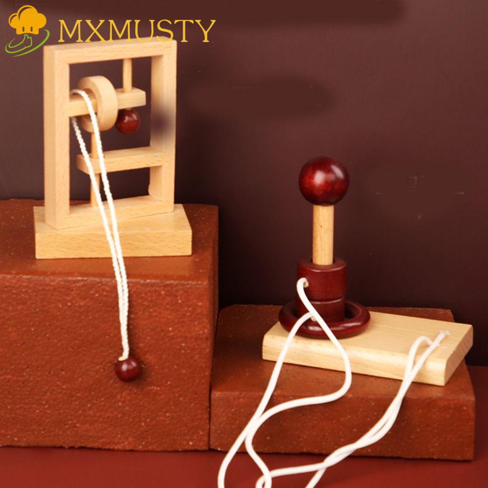 MXMUSTY Đồ Chơi Vòng Dây Thừng Giải Đố Mê Cung 3D Kích Thích Trí Não