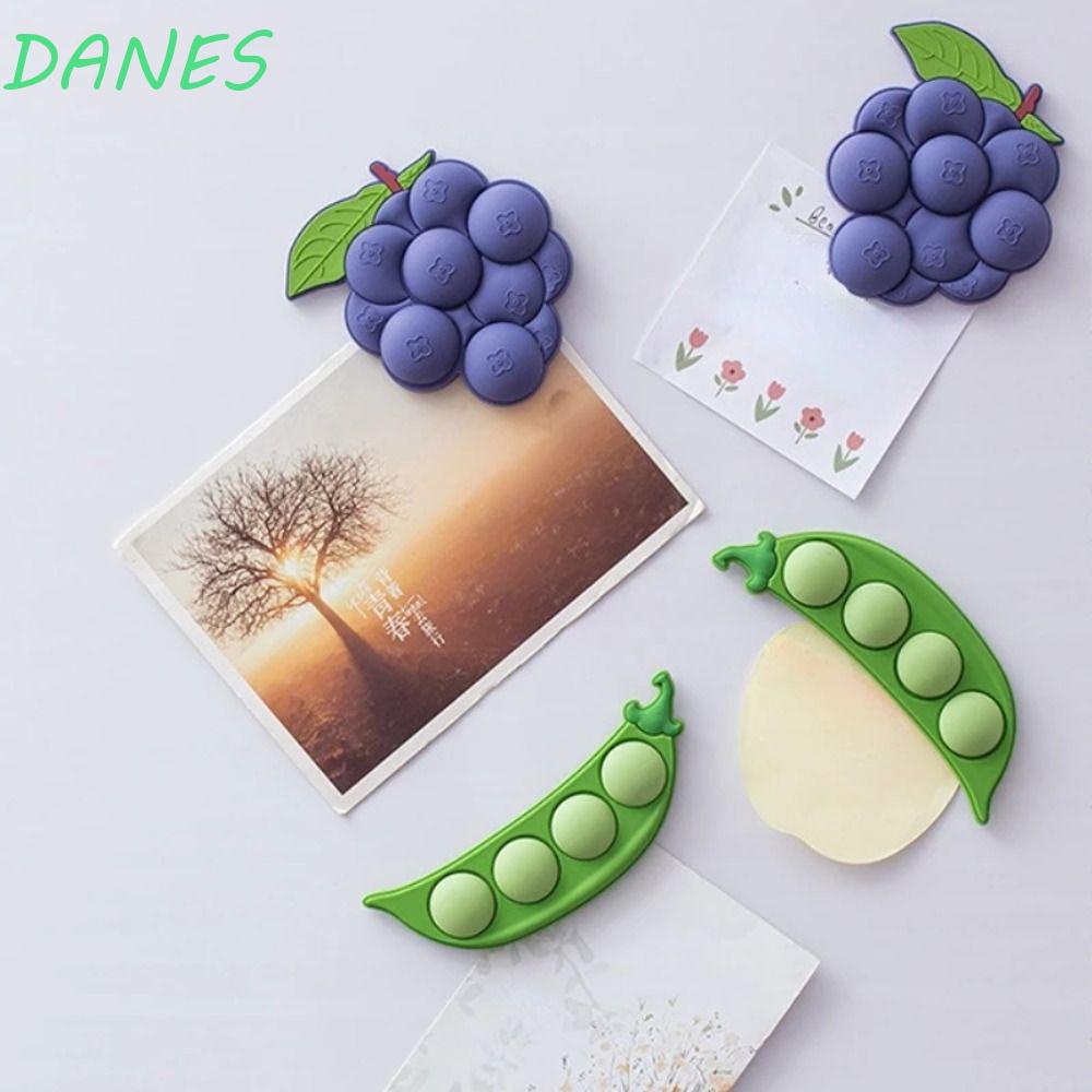 DANES Khóa Cố Định Trái Cây Rau Củ Quả 3D Nhiều Màu Sắc Đa Năng Chắc Chắn