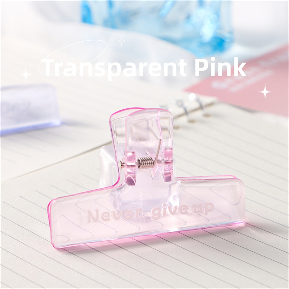 Ins Explosions Acrylic Hand Account Clip High Texped Notes Data Test Paper File Clip Trong suốt Giới thiệu Ins Explosions Acrylic Notebook Clip của chúng tôi ins.style_vn