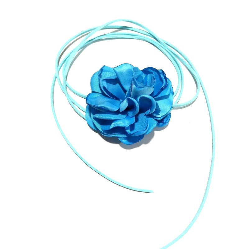 Vòng Cổ Choker Hình Hoa Hồng Thắt Nút Tùy Chỉnh Thời Trang Cho Nữ