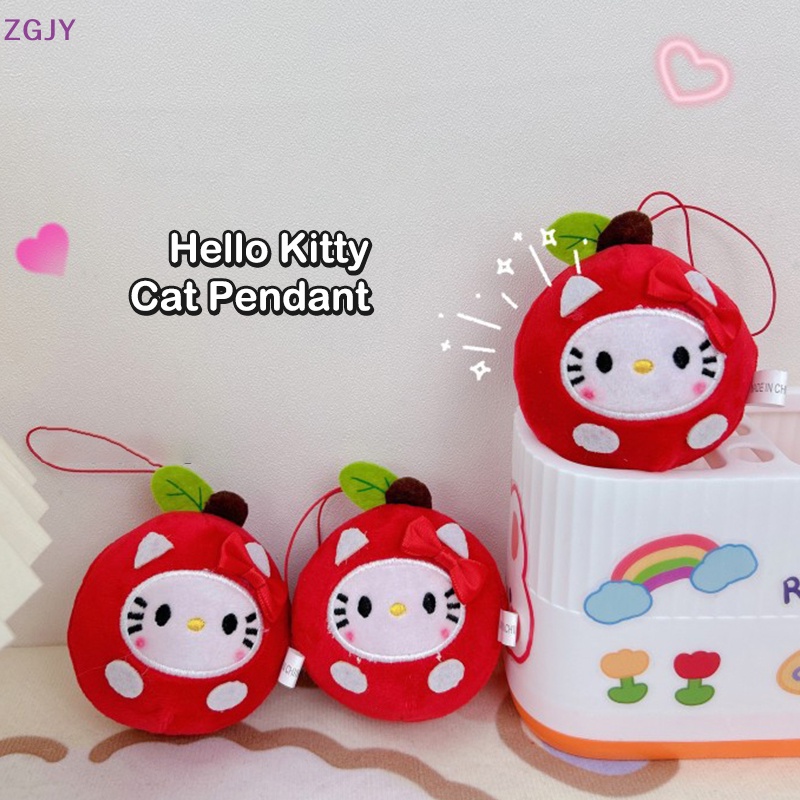 SANRIO Móc Khóa Mèo Hello Kitty Nhồi Bông Dễ Thương Mới