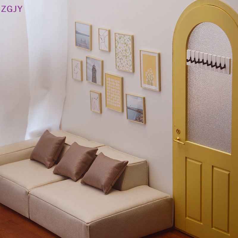 1 Móc Treo Quần Áo Gắn Tường Trang Trí Nhà Búp Bê 1: 6 Mới