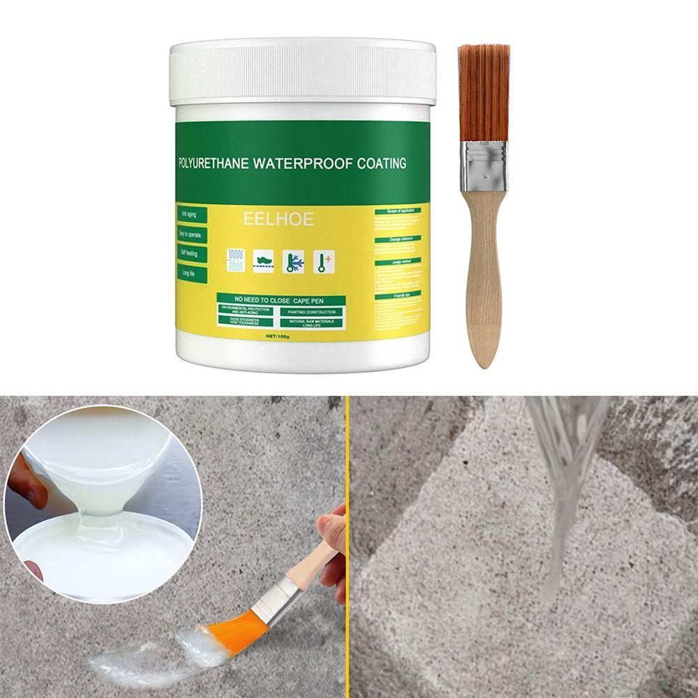 Keo Phủ Chống Thấm Nước Kèm Cọ Sửa Chữa Mạnh Mẽ Cho Gia Đình