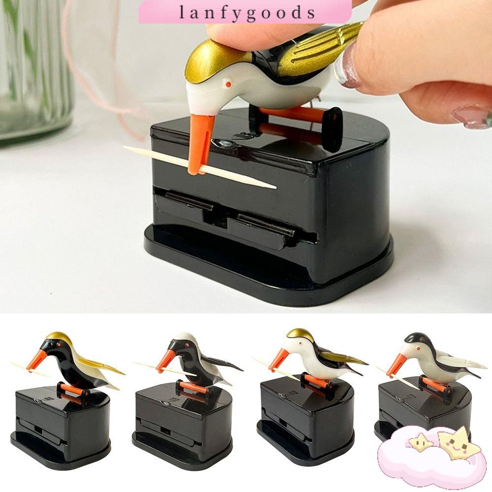 LANFY Hộp Đựng Tăm Xỉa Răng Tự Động Bằng ABS Cho Khách Sạn