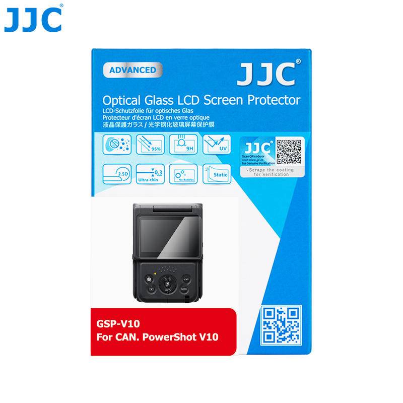 JJC GSP-V10 Tấm Bảo Vệ Màn Hình Máy Ảnh Canon PowerShot V10 Phim Bảo Vệ Màn Hình Lcd Bằng Kính Cường Lực Hd Siêu Mỏng