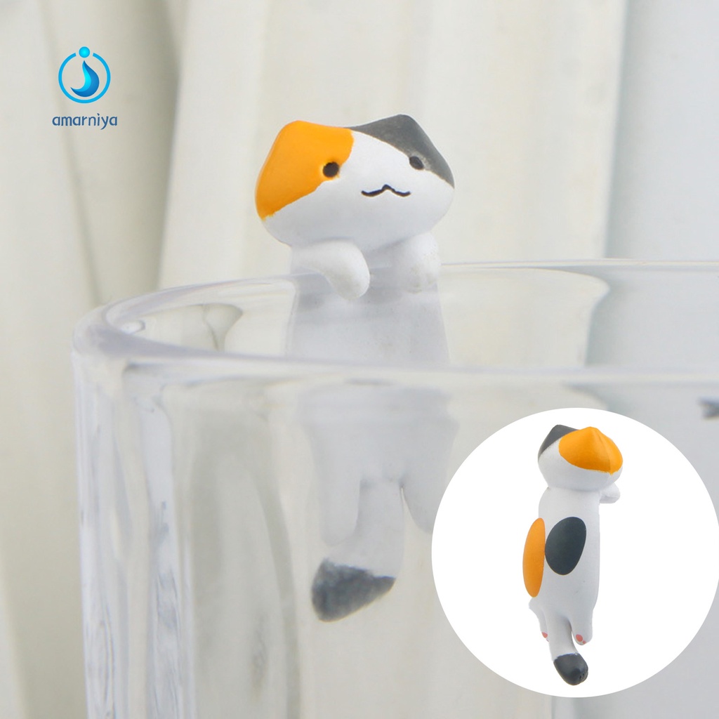 (Shop Amart) Mô Hình Chú Mèo Dễ Thương Nhiều Màu Sắc