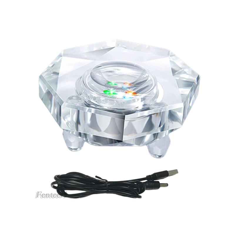 Giá Đỡ Trang Sức 3D Bằng Nhựa Resin Có Đèn Ngủ USB