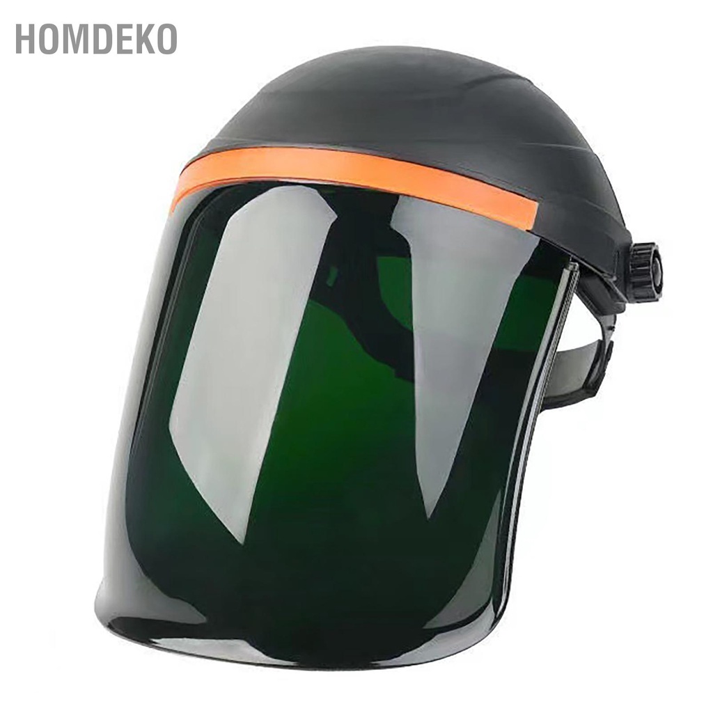 Homdeko Mũ bảo hiểm hàn Chịu nhiệt Chống rơi chuyên nghiệp có thể nhìn thấy để cắt Hàn đánh bóng