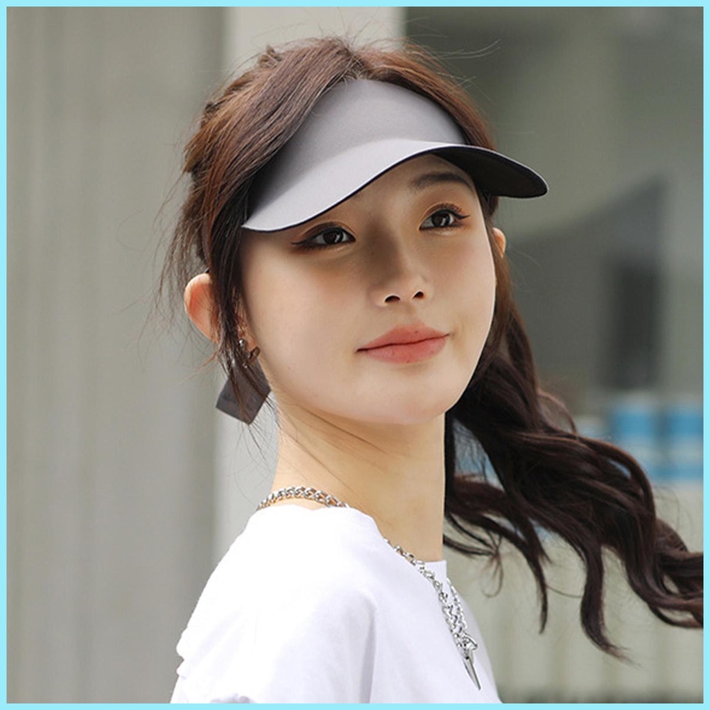 Mũ Lưỡi Trai Chống Nắng Bằng Lụa Lạnh Thời Trang Bảo Vệ Khỏi Tia UV Khi Chạy Bộ Thể Thao