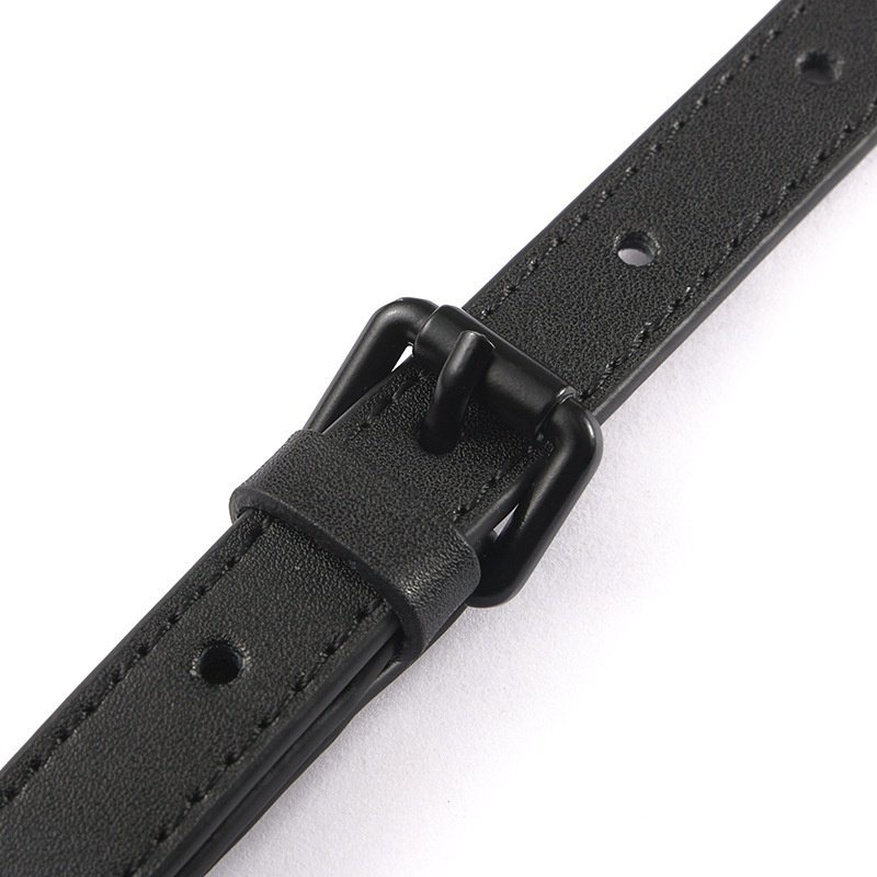 Mahuangshi MHS-G-14 Túi Xách Da Màu Đen Với Dây Xích Cao Su Nhiều Màu Sắc Cho Nữ