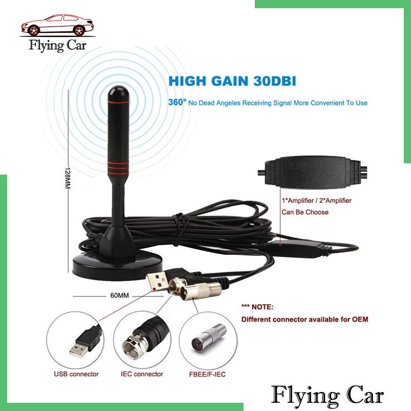 Ăng Ten TV Kỹ Thuật Số Trong Nhà USB Phạm Vi Dài 14.77ft