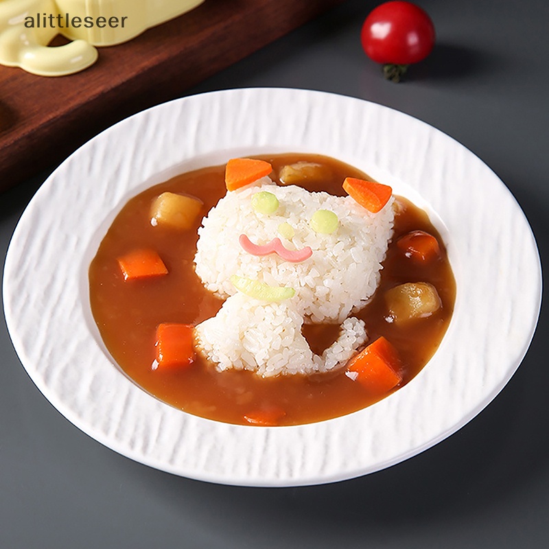 Khuôn Làm Cơm Nắm Hình Mèo Dễ Thương DIY