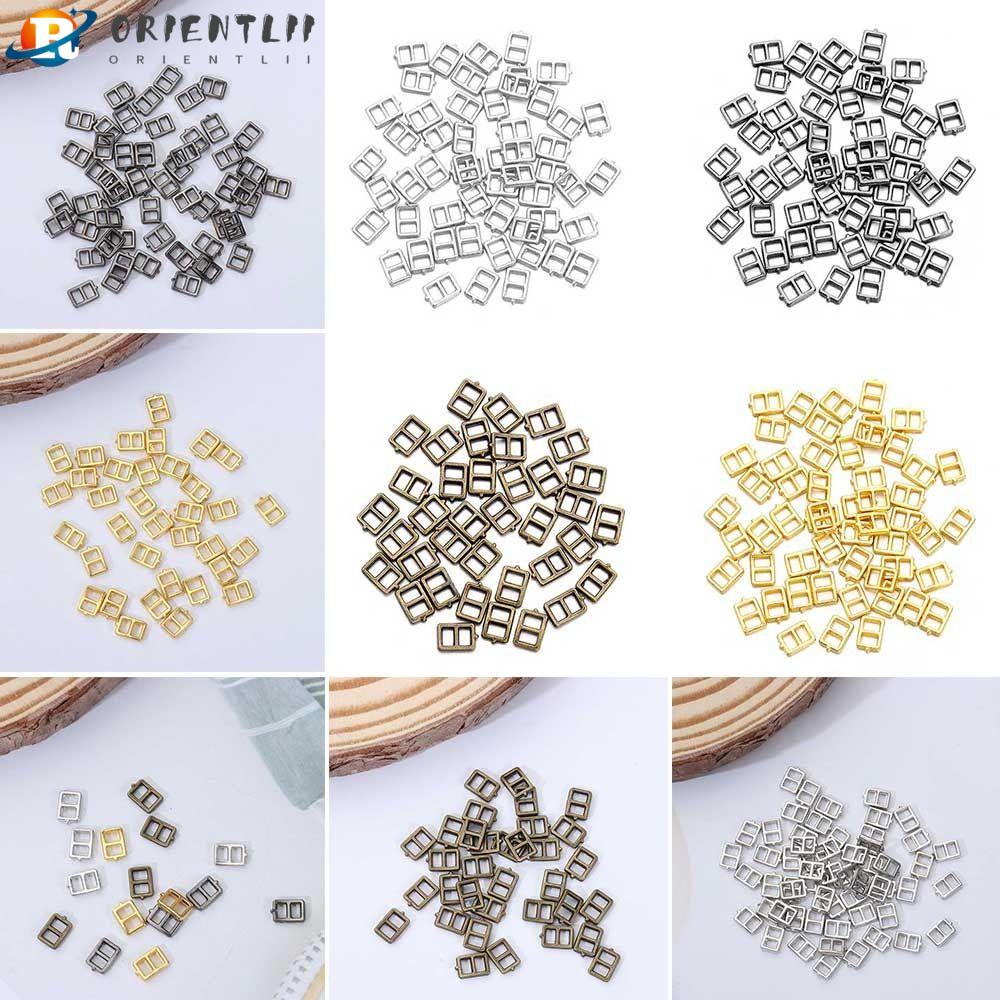 ORIENTLII Set 100 Khóa Nhựa Mini Cho Búp Bê Nhồi Bông