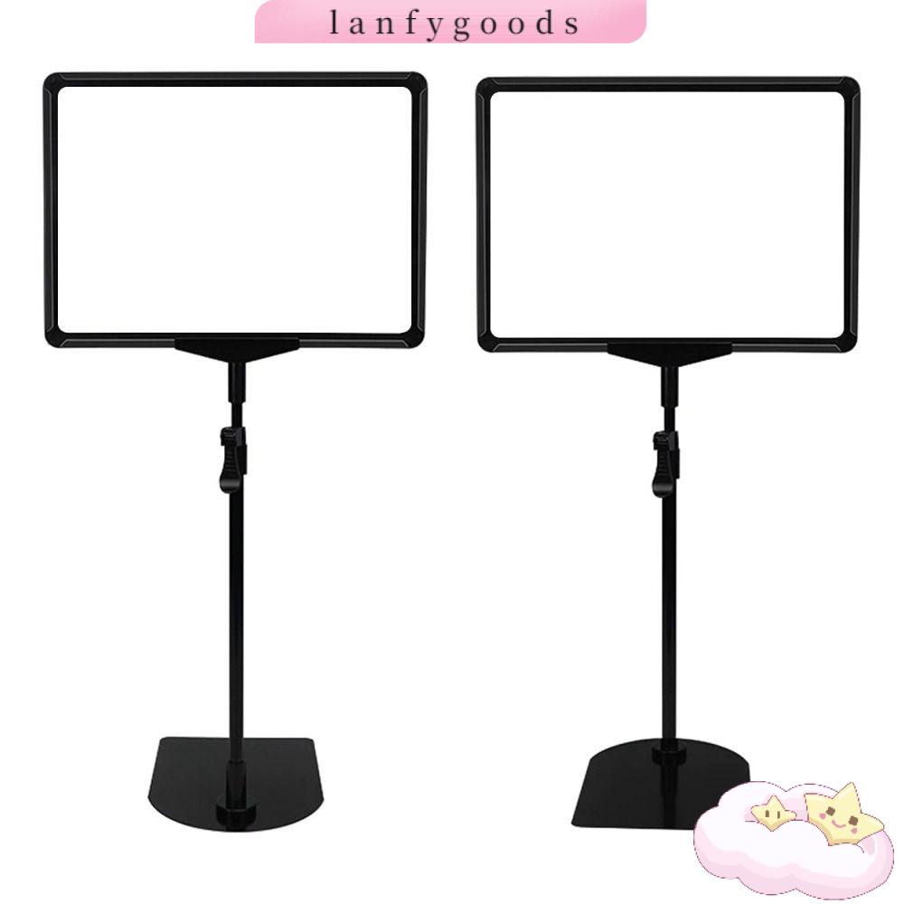LANFY Giá Đỡ Poster Cỡ Nhỏ Màu Đen Có Thể Điều Chỉnh Dùng Cho Siêu Thị