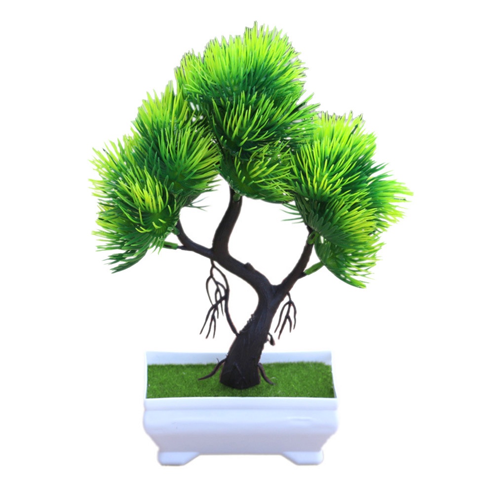 Chậu Cây Thông Nhân Tạo Để Bàn Trang Trí Tiệc Cưới