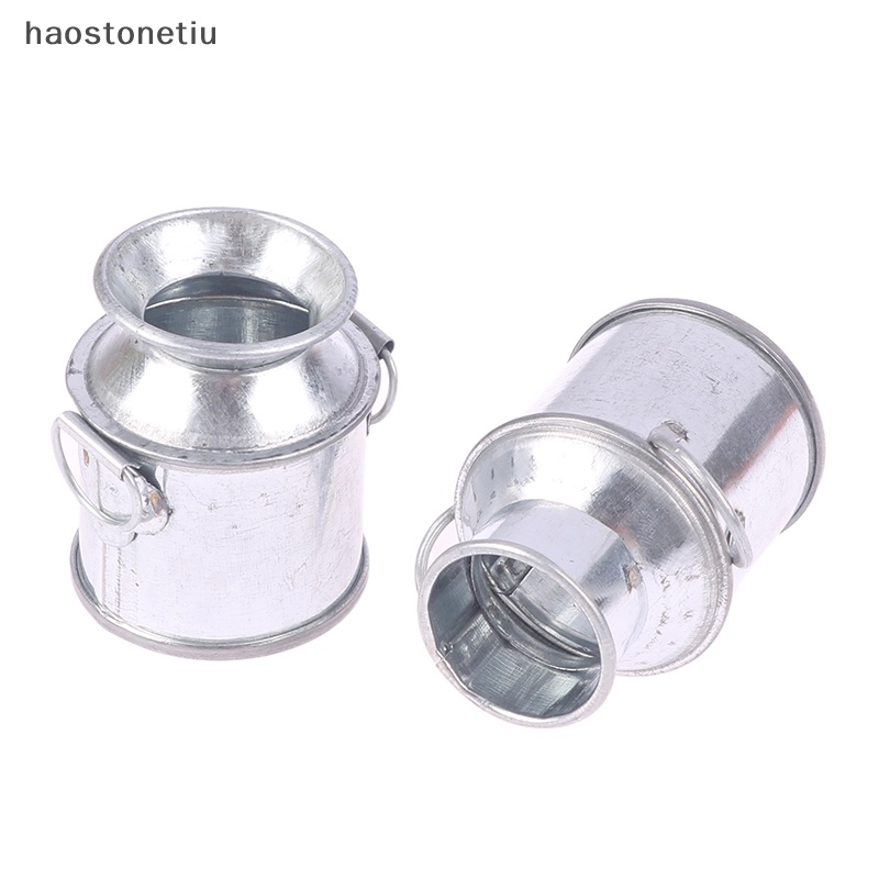 1 Xô Sắt Mini Đựng Sữa Mini Trang Trí Nhà Búp Bê